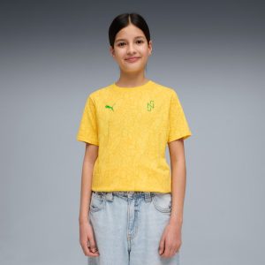 Neymar JR Brazil Passion Big Kids' Patterned Soccer Tee