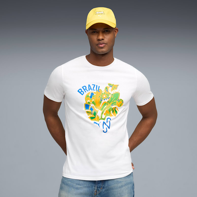 Neymar JR Brazil Passion Men's Soccer Tee