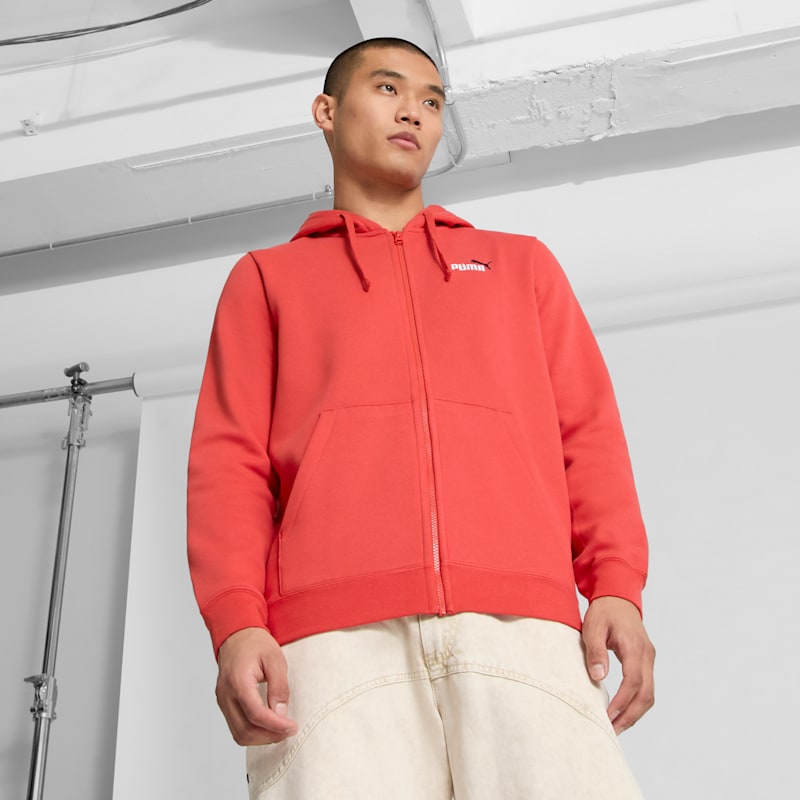 Essentials Small No. 1 Logo Men's Full-Zip Hoodie