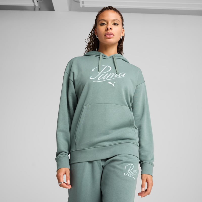 Essentials Script Women's Comfort Hoodie - Image 2