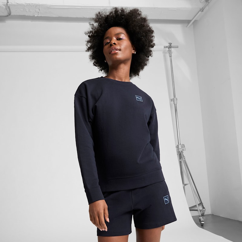 PUMA Elevated Essentials Women's Comfort Crew Sweatshirt - Image 3