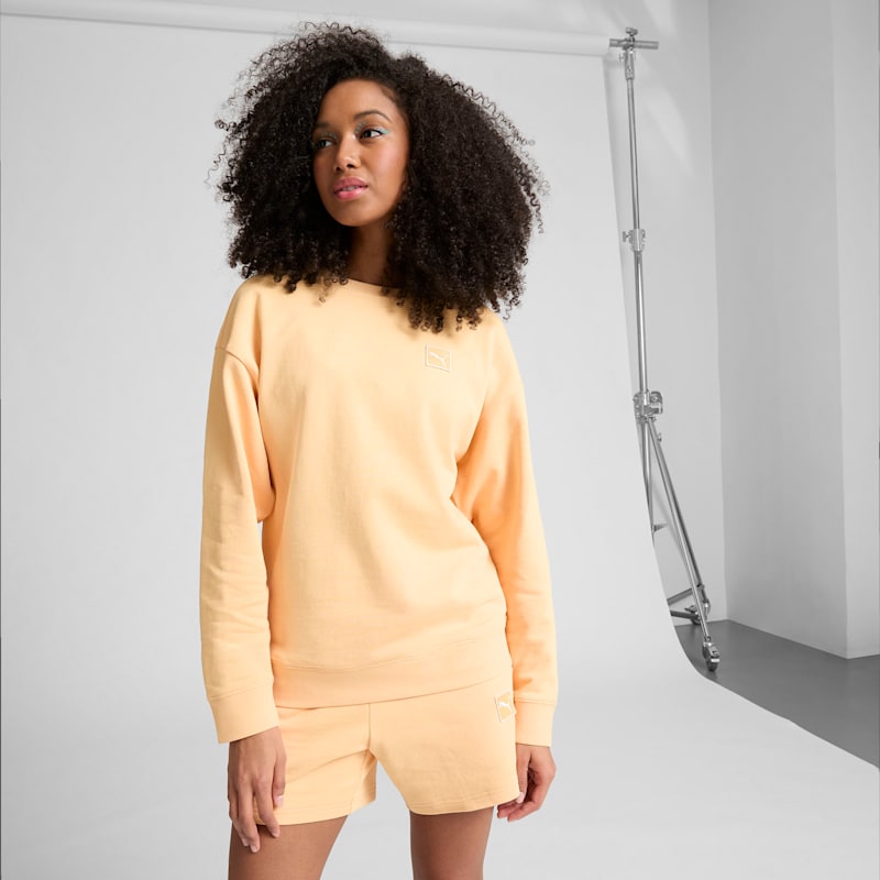 PUMA Elevated Essentials Women's Comfort Crew Sweatshirt - Image 6