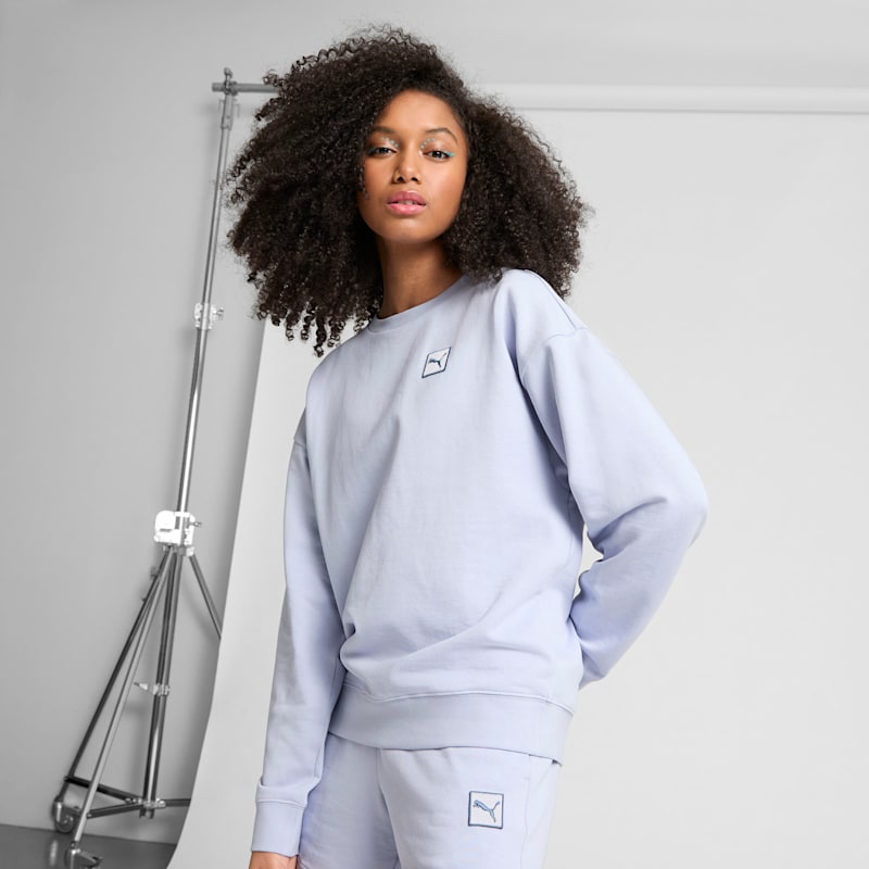 PUMA Elevated Essentials Women's Comfort Crew Sweatshirt - Image 7
