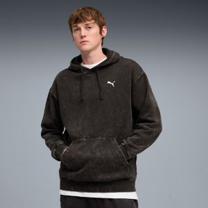 PUMA Elevated Essentials Acid Wash Men's Fleece Hoodie