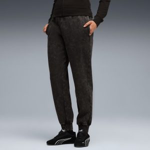 PUMA Elevated Essentials Acid Wash Women's Fleece Sweatpants