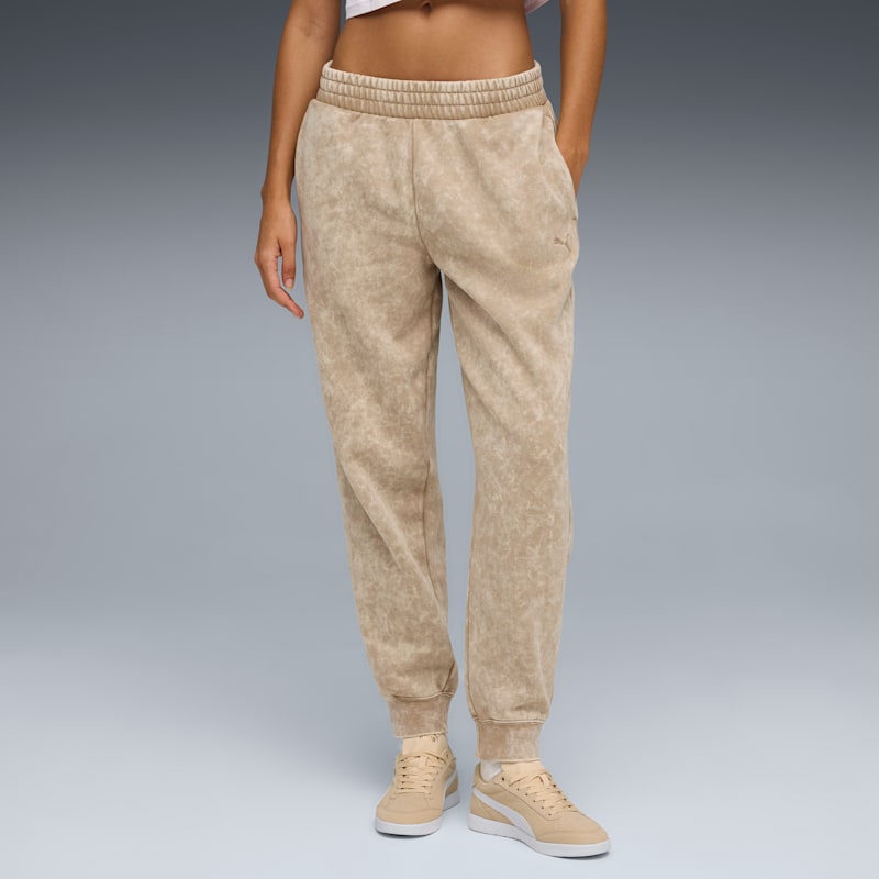 PUMA Elevated Essentials Acid Wash Women's Fleece Sweatpants - Image 4
