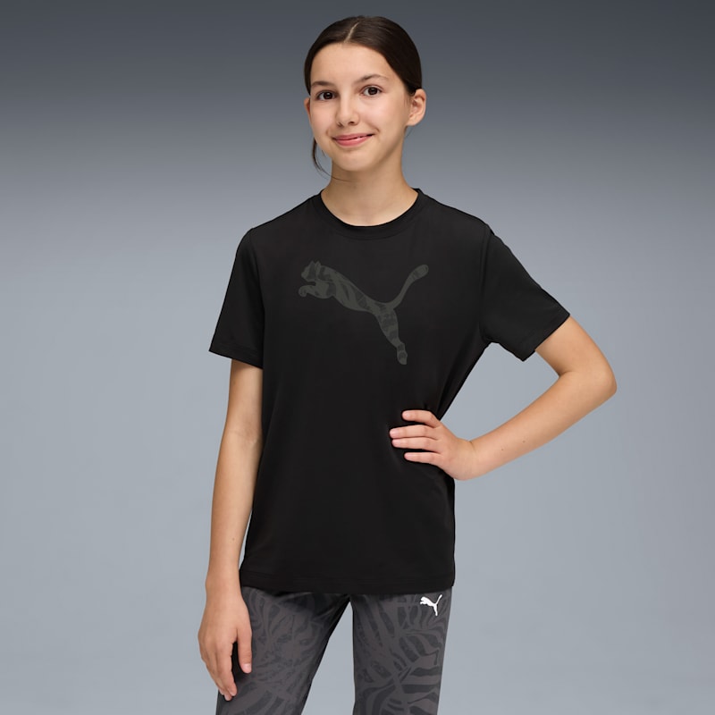 Train All Day Essentials Big Kids' Animal Print Tee