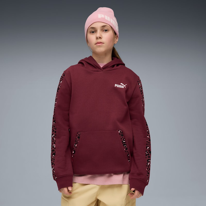 PUMA Essentials Animal Print Big Kids' Fleece Hoodie - Image 2