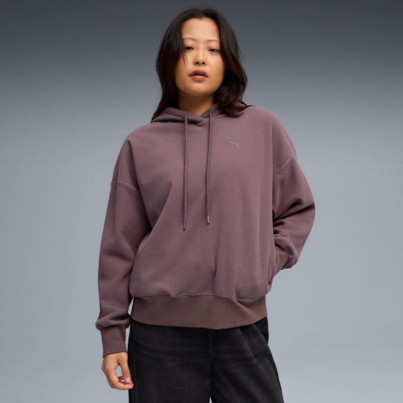Her Women's Fleece Hoodie - Image 2