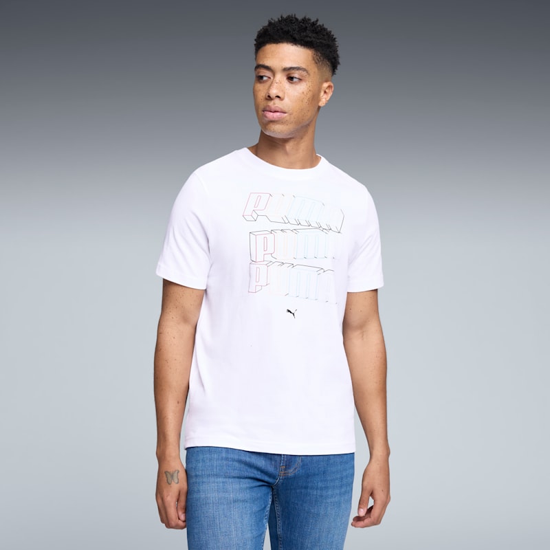 ESS Stacked Logo Men's Tee - Image 2