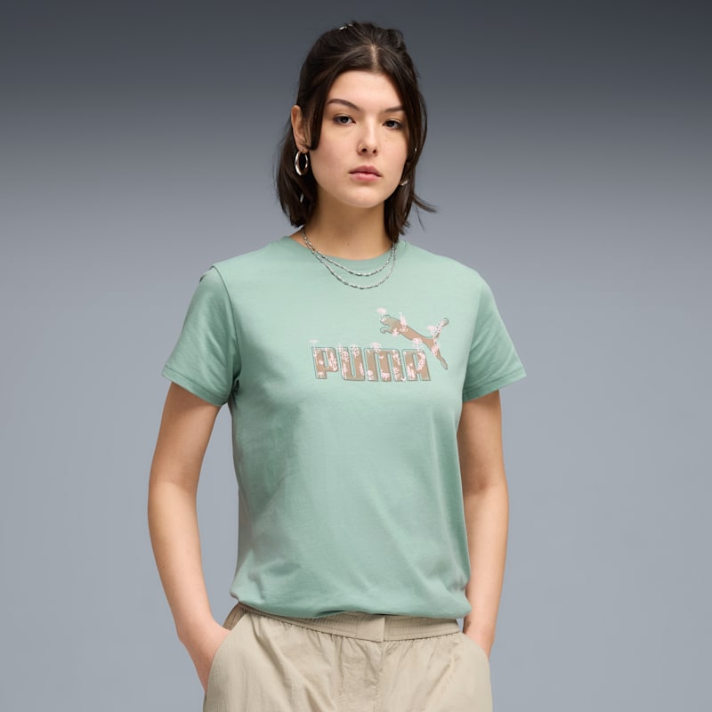 Sketched Florals Women's Tee - Image 2