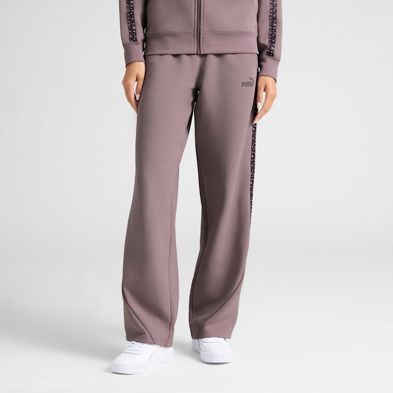 PUMA Essentials Animal Print Women's Straight Leg Pants