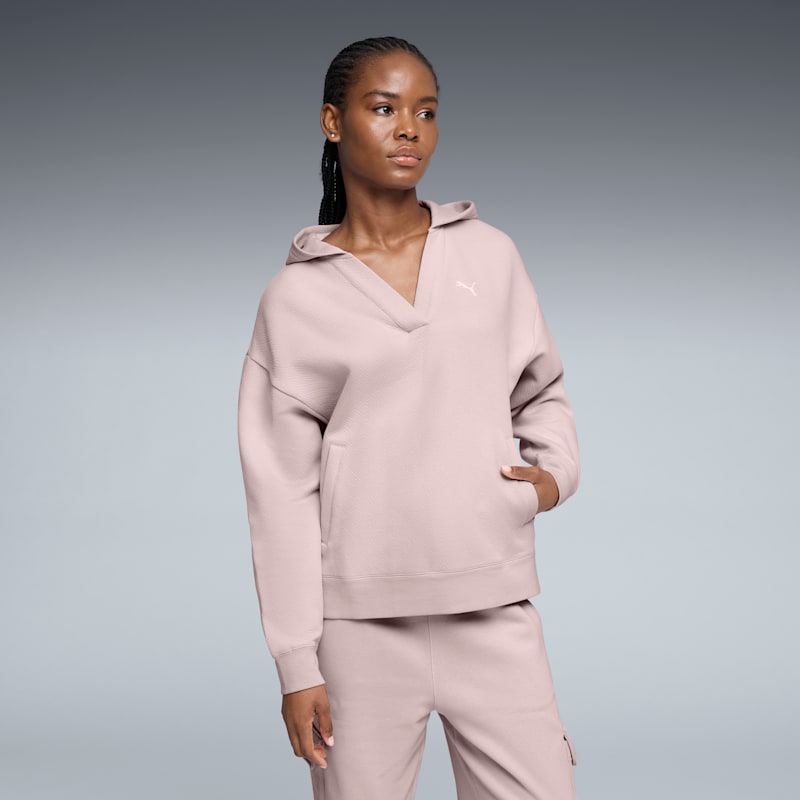 PUMA Elevated Essentials Women's Jacquard Hoodie - Image 2