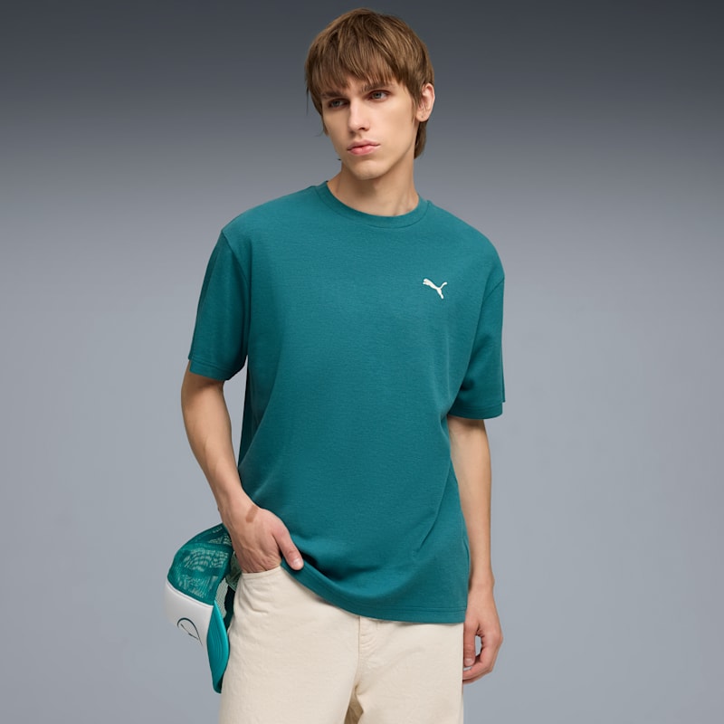 PUMA Elevated Essentials Men's Relaxed Tee - Image 3