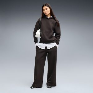 PUMA Elevated Essentials Women's Fleece Wide Leg Sweatpants