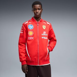 Scuderia Ferrari Men's Replica Driver's Bomber Jacket