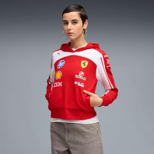 Scuderia Ferrari Women's Cropped Replica Hoodie