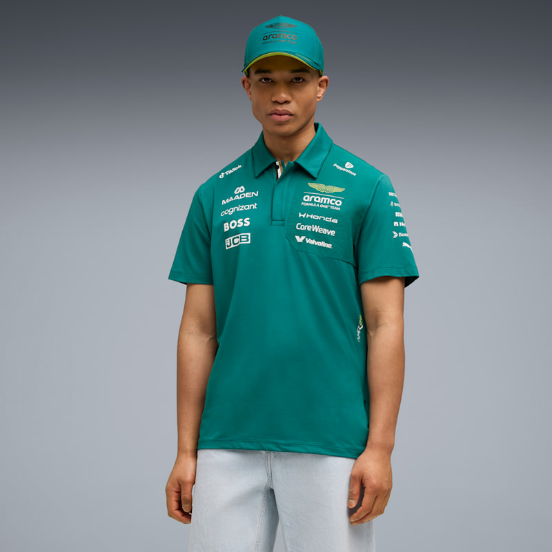 PUMA x ASTON MARTIN ARAMCO F1® TEAM Men's Replica Polo