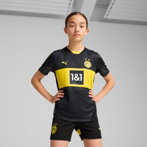 Borussia Dortmund 24/25 Big Kids' Replica Away Soccer Jersey