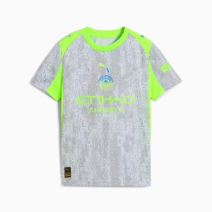 Manchester City 25/26 Third Replica Big Kids' Soccer Jersey