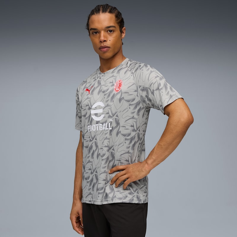 AC Milan Prematch Men's Soccer Jersey - Image 2