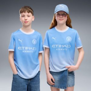 Manchester City Home Big Kids' Soccer Jersey