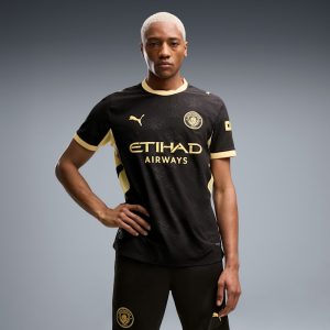 Manchester City Away Authentic Men's Soccer Jersey