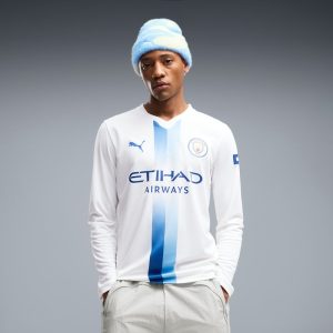 Manchester City Third Men's Long Sleeve Soccer Jersey
