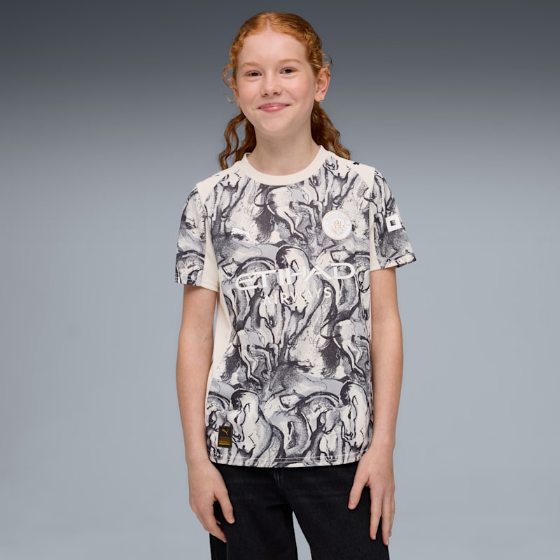 Manchester City x Year of the Horse Big Kids' Soccer Jersey