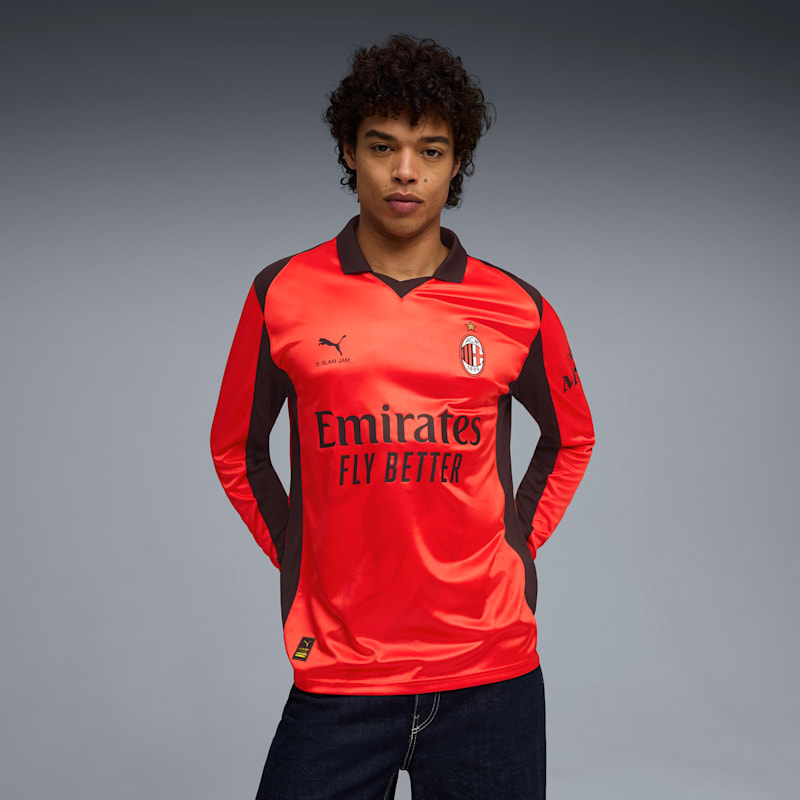 AC Milan x Slam Jam Men's Long Sleeve Jersey - Image 2