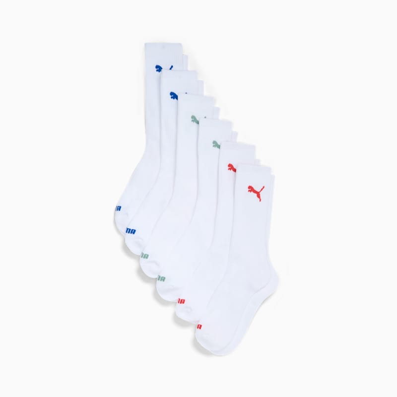 PUMA Men's Half-Terry Crew Socks (6 Pairs) - Image 4