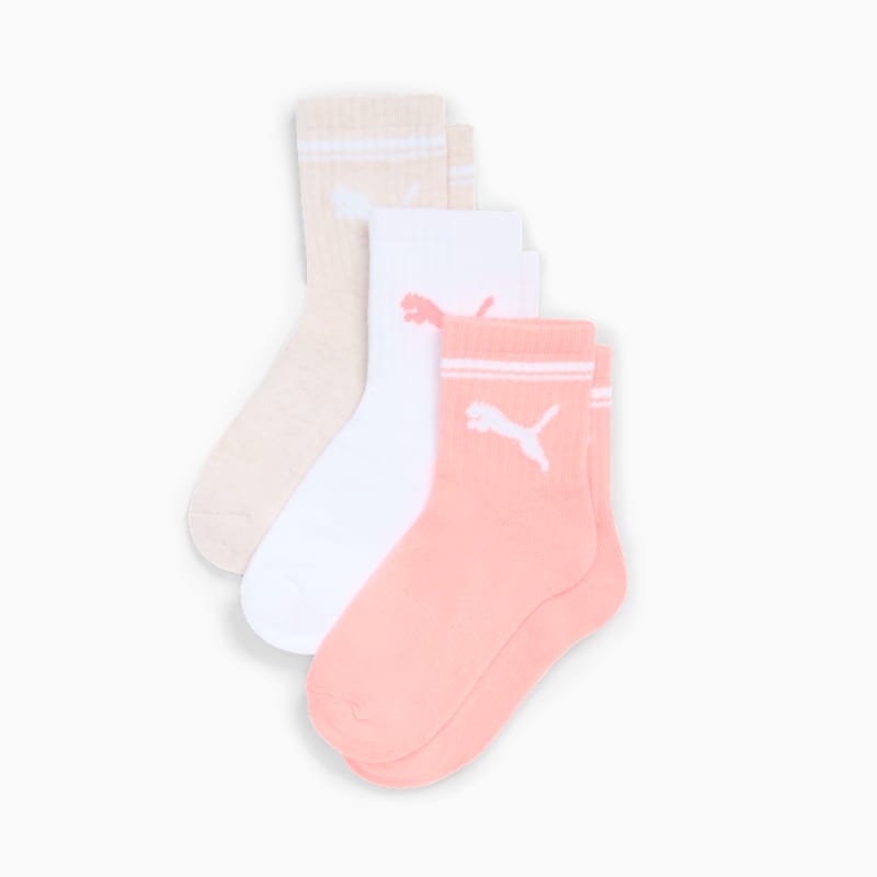 PUMA Big Kids' Half-Terry Low Crew Socks (3 Pairs) - Image 2