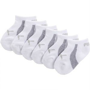 Infant Boys' Terry No Show Socks (3 Pairs)