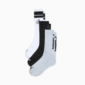 Men's Half-Terry Crew Length Socks (3 Pairs)