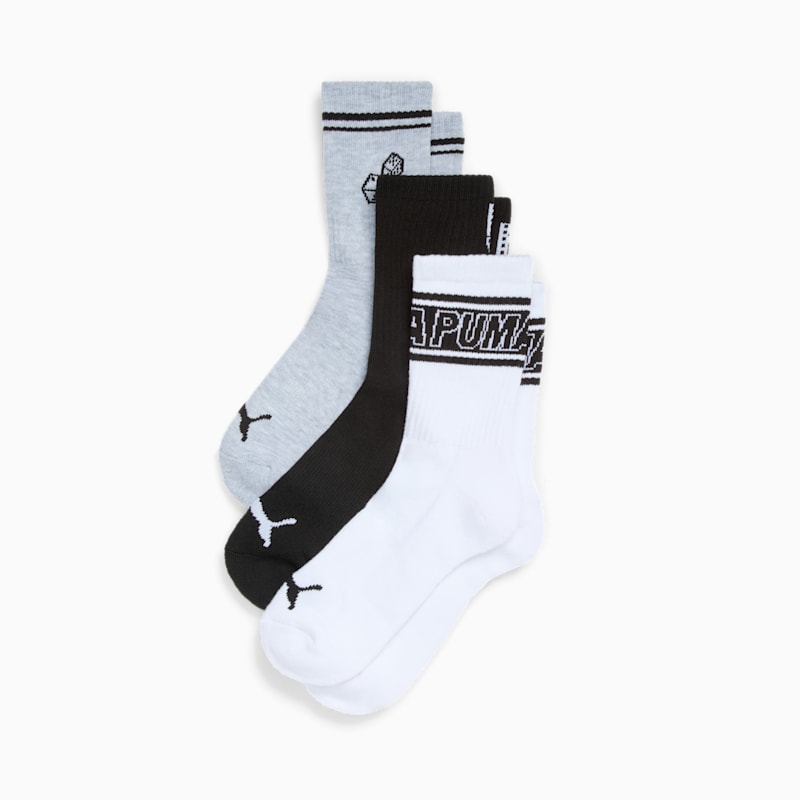 Women's Half-Terry Low Crew Length Socks (3 Pairs)