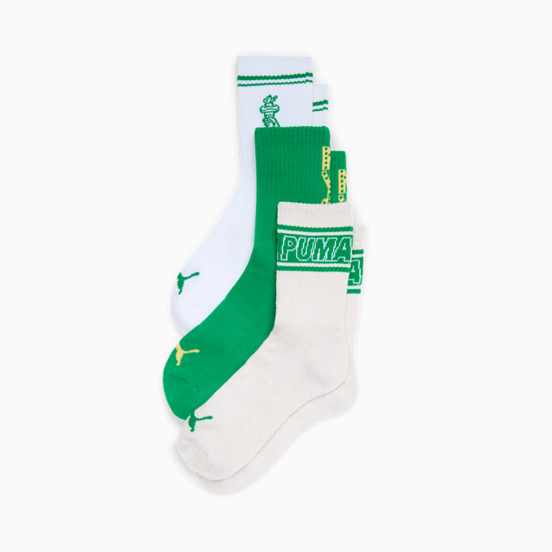 Women's Half-Terry Low Crew Length Socks (3 Pairs) - Image 2