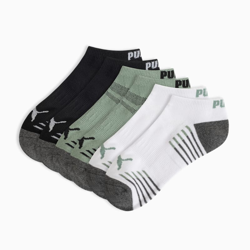 PUMA Big Kids' Half-Terry Low Cut Socks (3 Pairs) - Image 2