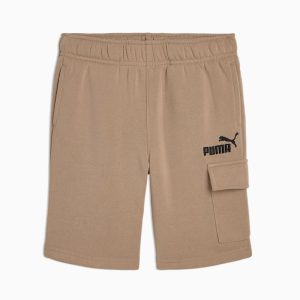 PUMA Basic Essentials Little Kids' Fleece Cargo Shorts