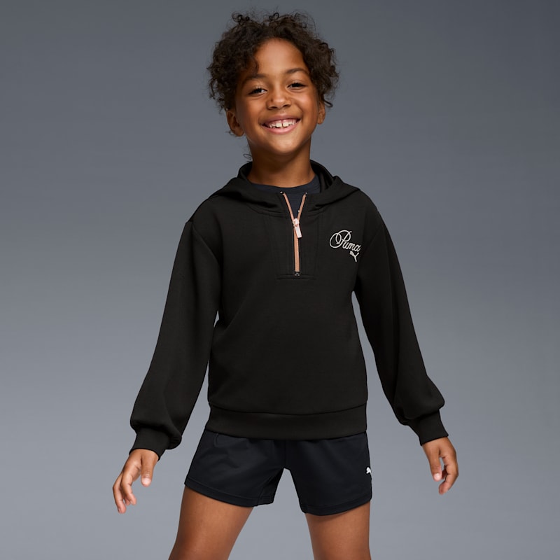 Bow Society Big Kids' Quarter-Zip Hoodie