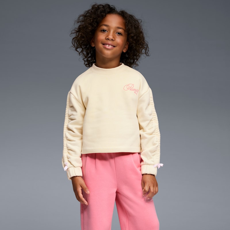 Bow Society Big Kids' Fleece Crewneck Sweatshirt