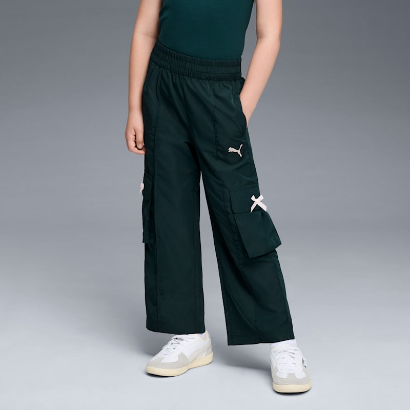Bow Society Big Kids' Wide Leg Cargo Pants - Image 2