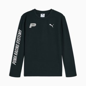 FUTURE.PUMA.ARCHIVE Little Kids' Waffle Knit Long Sleeve Tee