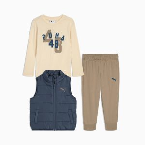 Matching Sets Toddlers' Vest, Tee and Fleece Joggers