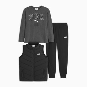 Matching Sets Toddlers' Vest, Long Sleeve Tee and Fleece Joggers