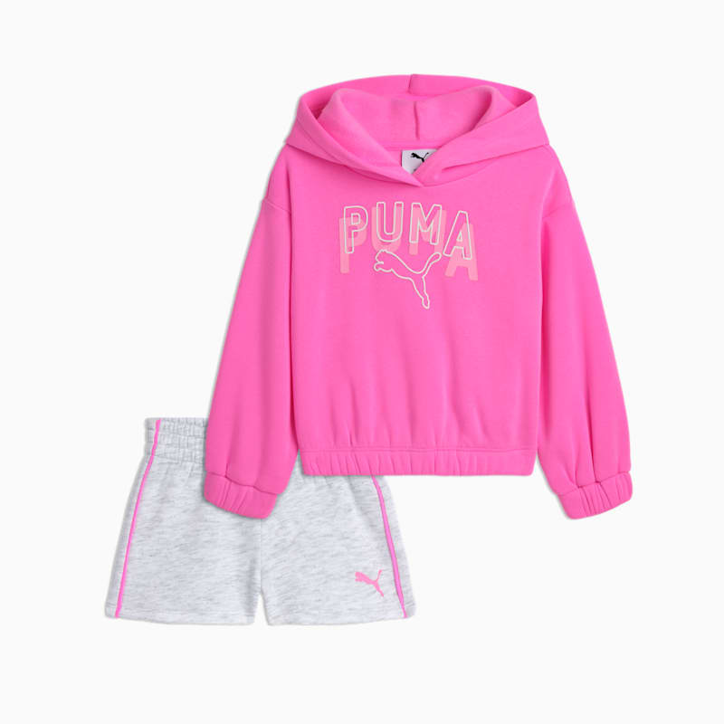 Matching Sets Toddlers' Fleece Hoodie and Shorts - Image 2
