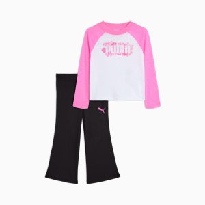 Matching Sets Toddlers' Long Sleeve Tee and Flare Leggings