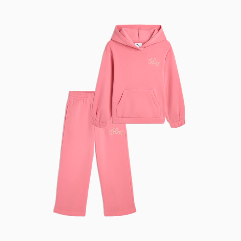 Matching Sets Toddlers' Fleece Hoodie and Wide Leg Pants - Image 2