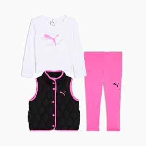Matching Sets Toddlers' Vest, Long Sleeve Tee and Leggings