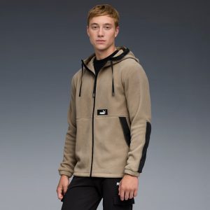 Polar Fleece Men's Hooded Fleece Insulated Jacket